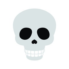 Skull emoji vector