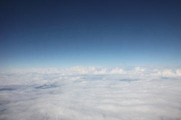 Photo of clouds from plane