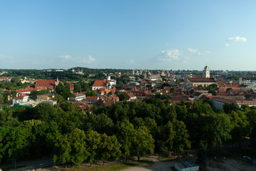 Fototapeta na wymiar Vilnius cityscape in summer