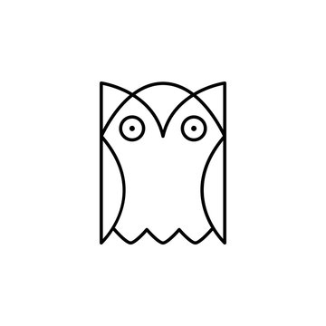 owl, bird, education icon. Element of education illustration. Signs and symbols can be used for web, logo, mobile app, UI, UX