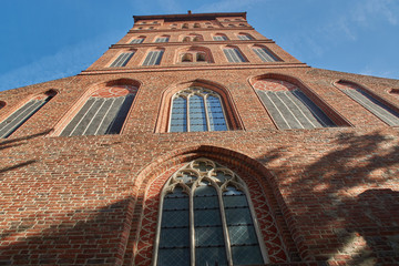 Church 90 degree tower prospective