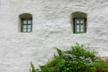 Fassade der Zeughauses von Schloss Schwarzburg; Thüringen; Deutschland