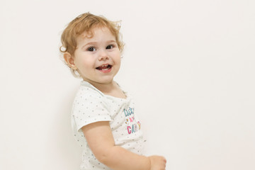 little girl with thermometer