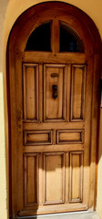 Beautiful wooden ancient door