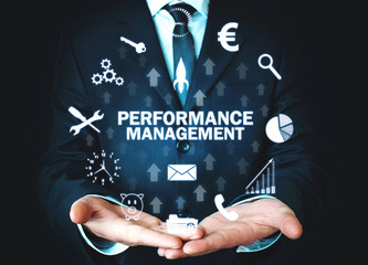 Performance Management. Business technology concept