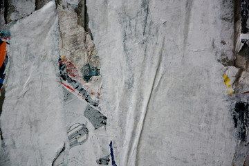 Abstract torn posters with space for text