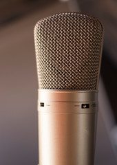 Recording studio voice microphone