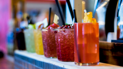 cocktail in bar