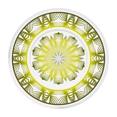matching decorative plates for interior design. Tribal ethnic ornament with mandala. Home decor vector illustration.