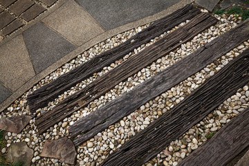 Sea stone in beautiful patterns.
