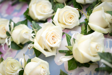 Wedding corsage buttonhole