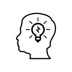 idea head bulb icon