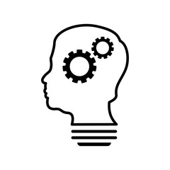 idea head bulb icon