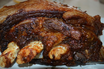 Roasted beef rib
