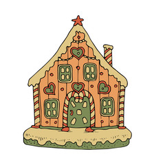 colorful ginger house