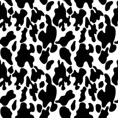 Cow Print Seamless Pattern - Wild animal print pattern design