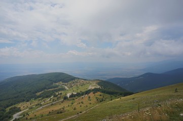 Obraz premium Landscape of Balkan mountains, Bulgaria
