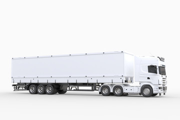 Obraz na płótnie Canvas World wide cargo transport. 3D rendering