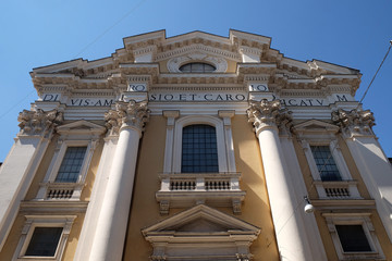 Basilica dei Santi Ambrogio e Carlo al Corso, Rome, Italy 