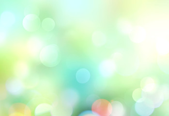 Fototapeta premium Green blurred background.Spring bokeh.