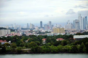 Fototapeta na wymiar Panama City skyline