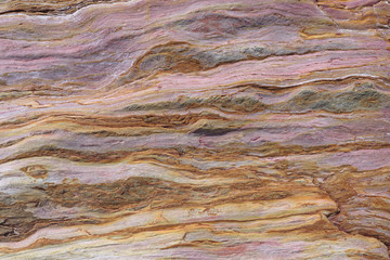 Obraz premium The sandstone texture background. in Krabi province, Southern Thailand