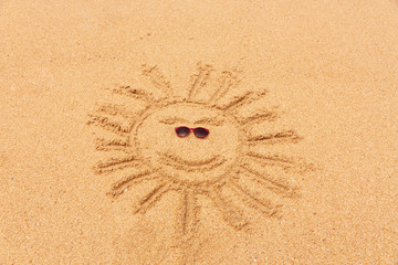 Drawing sun