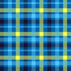 Tartan color seamless vector pattern