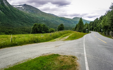 Travelling to Norway. Mountains