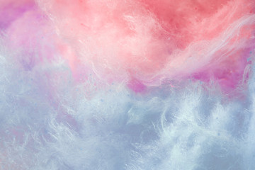 trend color of the year, coral and purple background, cotton candy