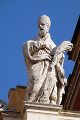 Fototapeta na wymiar Saint Stephen, Basilica of Saint Sylvester the First (San Silvestro in Capite) in Rome, Italy