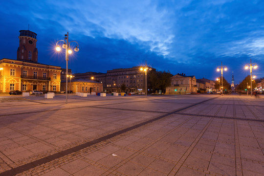 City Hall on Bieganski Square in Czestochowa