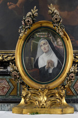 Saint Rita of Cascia in Chapel of St Michael the Archangel, Basilica di Sant Andrea delle Fratte,...