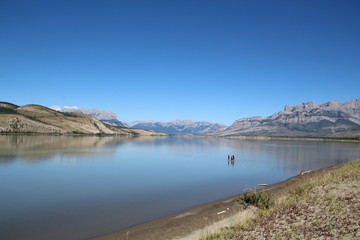 Summer On Lake Jasper, Jasper National Park, Alberta