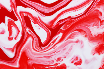 Abstract picture of red paints