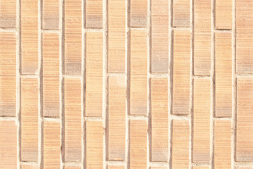 Vertical brick wall background texture
