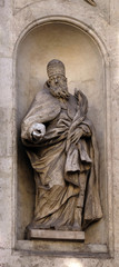 Pope Saint Marcellus by Francesco Cavallini, San Marcello al Corso church in Rome, Italy