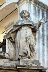 Fototapeta premium Blessed Francesco Patrizi by Andrea Fucigna, San Marcello al Corso church in Rome, Italy