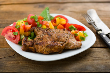 roasted pork chop
