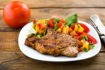 roasted pork chop