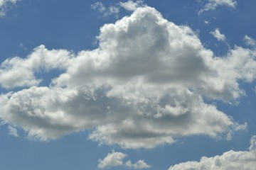 clouds in blue sky
