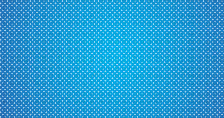 abstract white crosses minimal geometric pattern on blue gradient background.