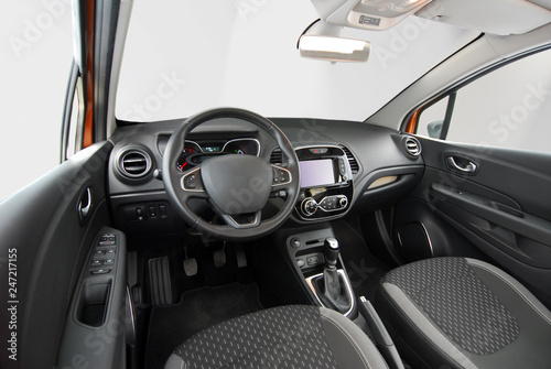 dashboard of a modern car