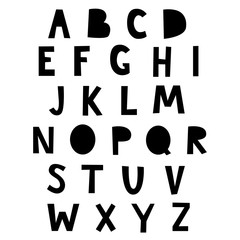 English vector alphabet