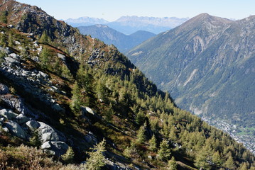Fototapeta na wymiar Alps in Shamoni, France