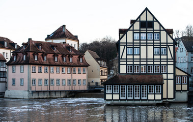 Architektur in Bamberg an der Regnitz.