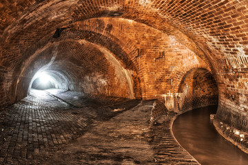 Underground canalization in Poland
