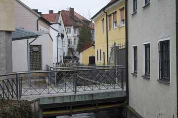 Fototapeta na wymiar Bamberg Canal View