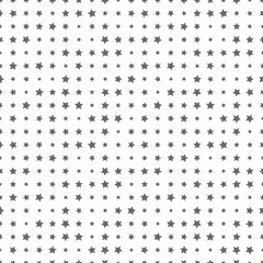 Abstract seamless pattern with halftone stars. Geometric background. Vector illustration.  