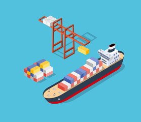 Isometric ship cargo